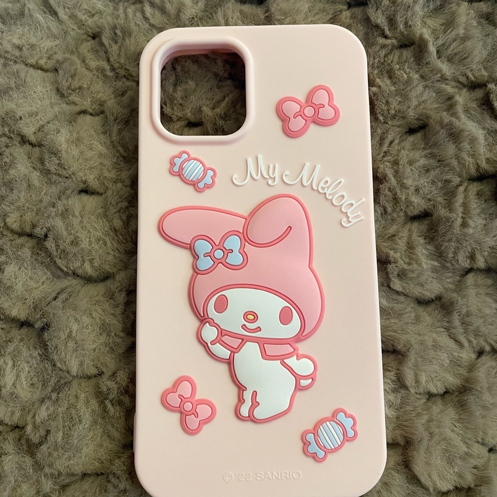 iPhone 12/12pro my Melody 3D soft silicone case.